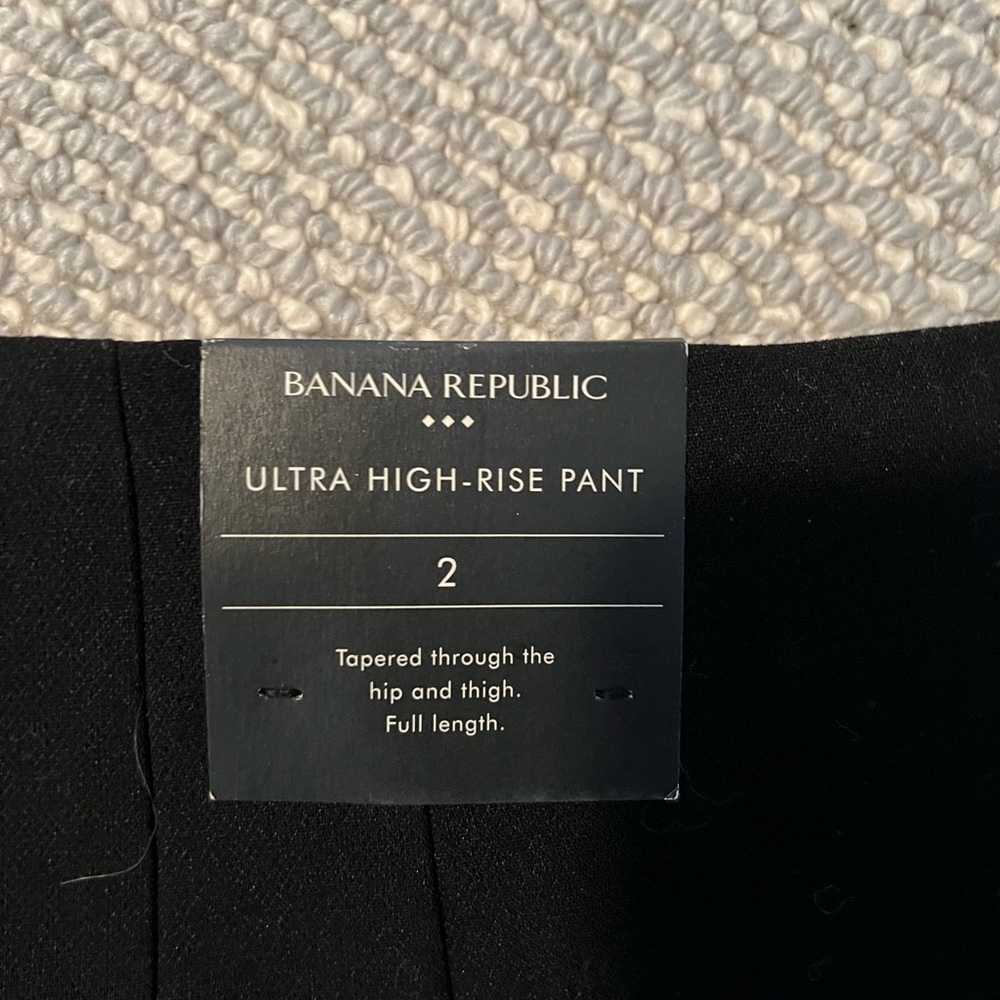 Banana Republic ultra high rise tapered pant